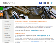 Tablet Screenshot of dedeurluifel.nl
